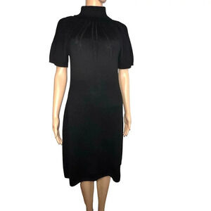Calvin Klein XS Merino‎ Wool Blend turtleneck cable knit sweater dress ￼